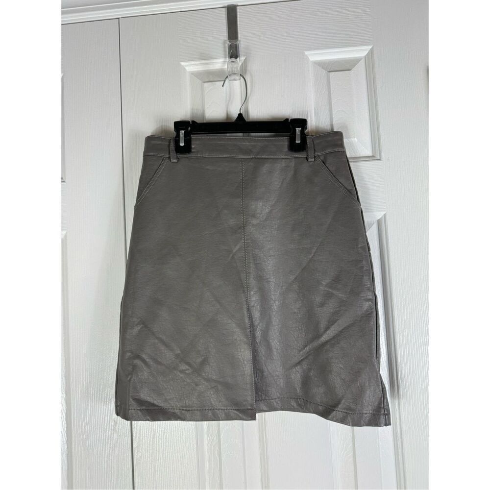 Molly Bracken Womens Pleather Skirt Size Small